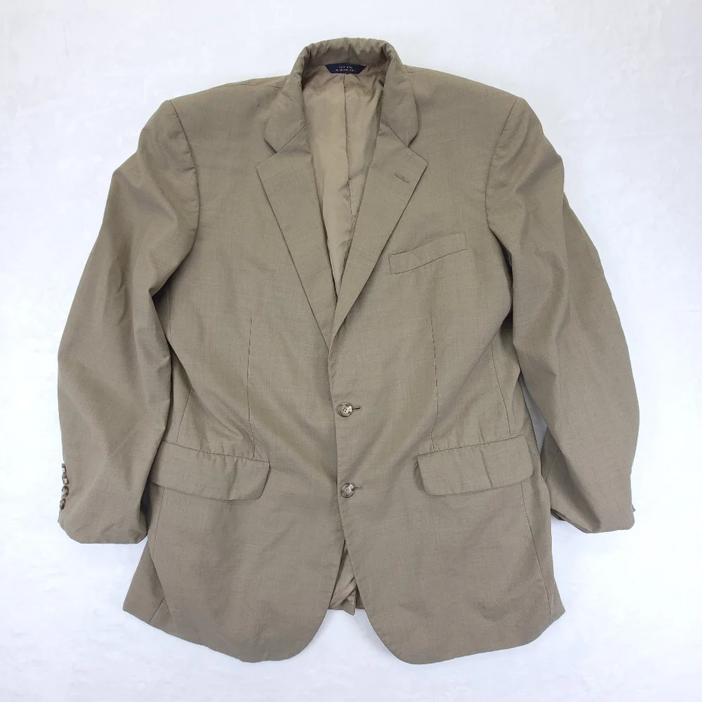 Brooks Brothers Brooksease Blazer Men's Size 43 Beige